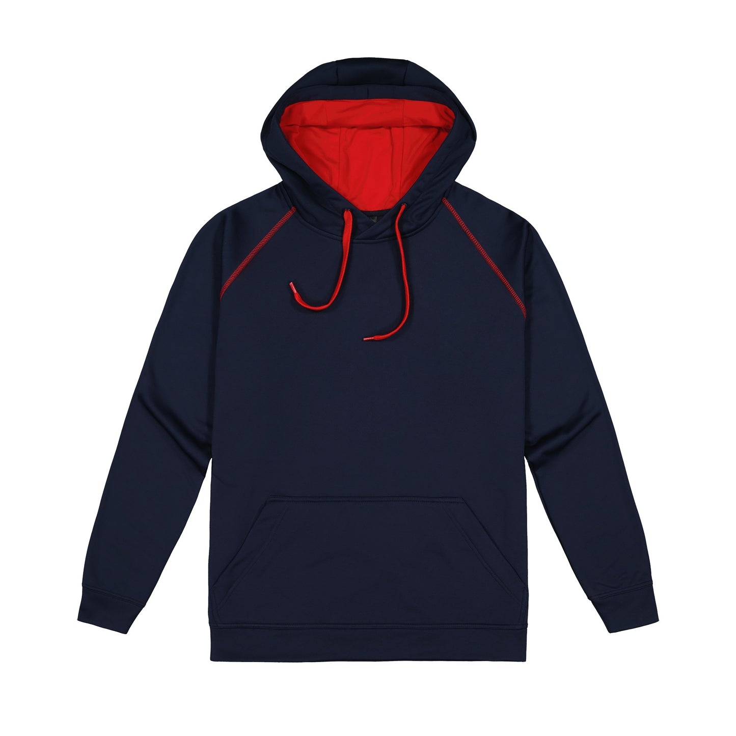 Navy & Red Performance Hoodies