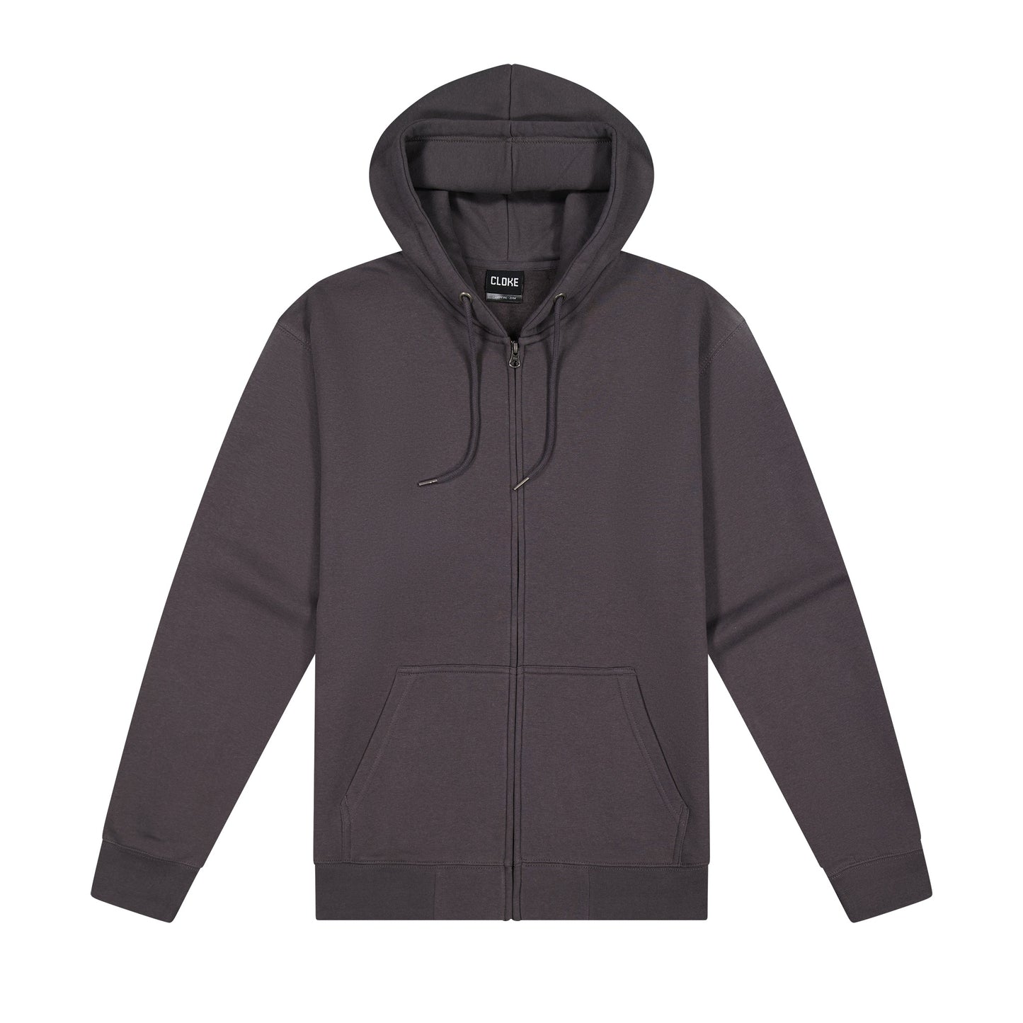 Charcoal Deluxe Zip-Up Hoodies