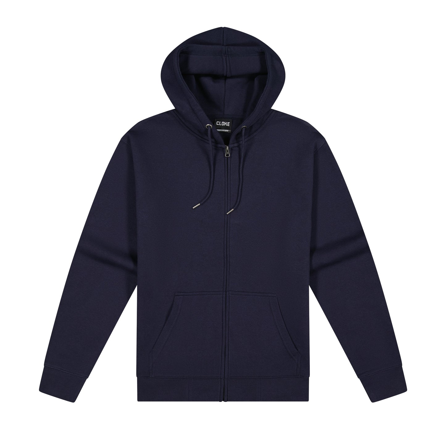 Navy Deluxe Zip-Up Hoodies