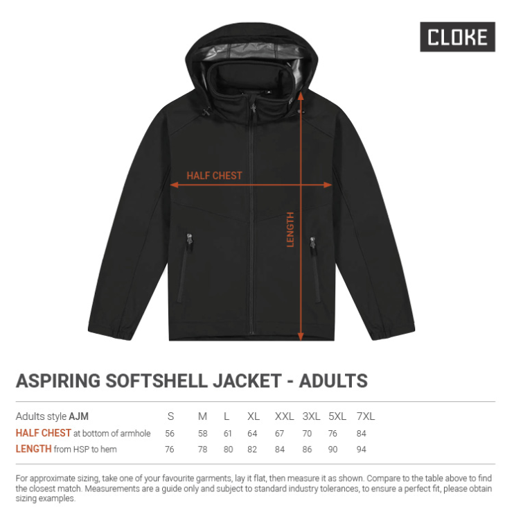 CLOKE Aspiring Softshell Jacket- Kids to 7XL
