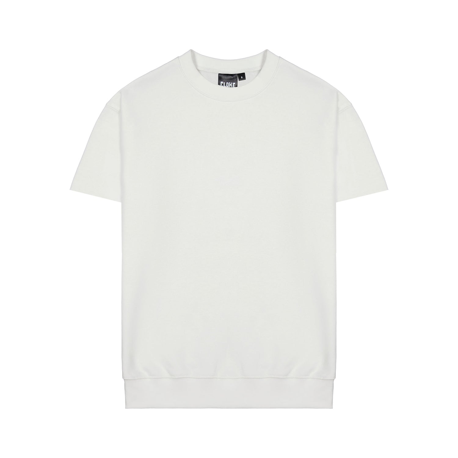 Short Sleeve Standard Crew Neck Sweatshirt