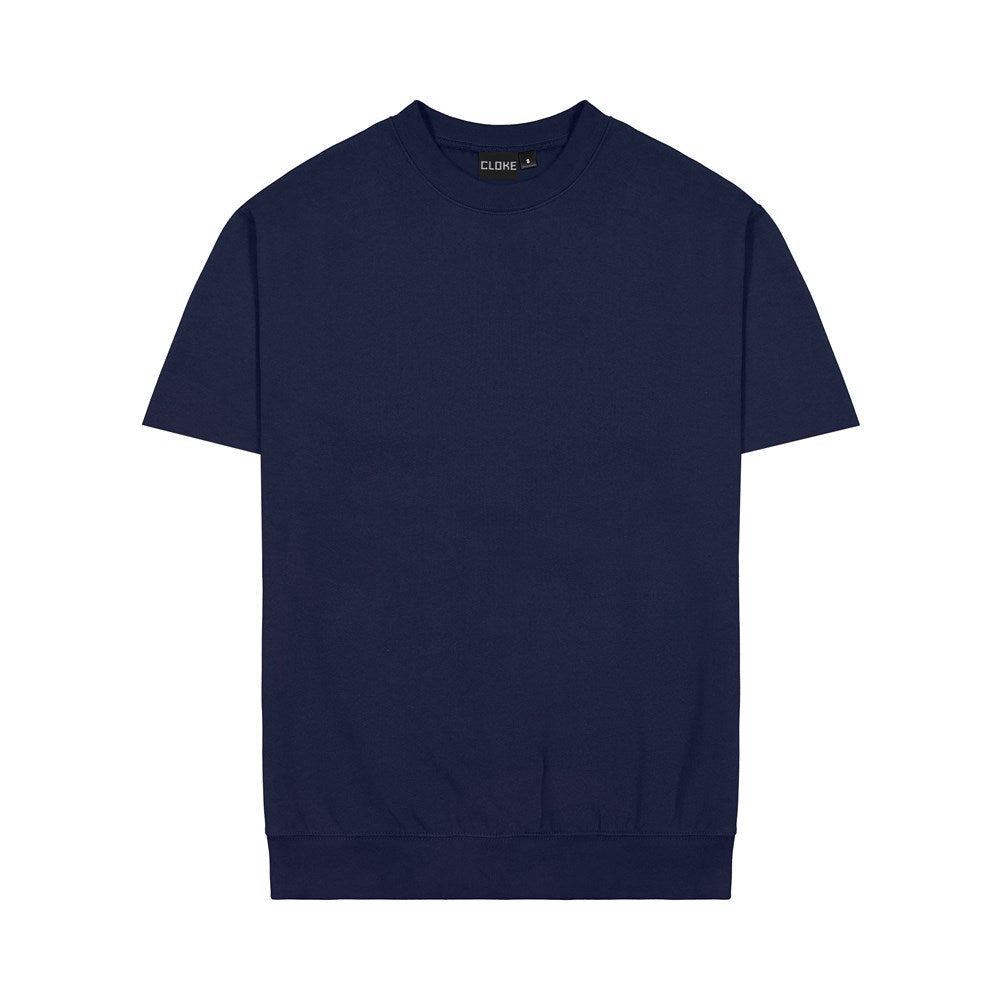 Short Sleeve Standard Crew Neck Sweatshirt