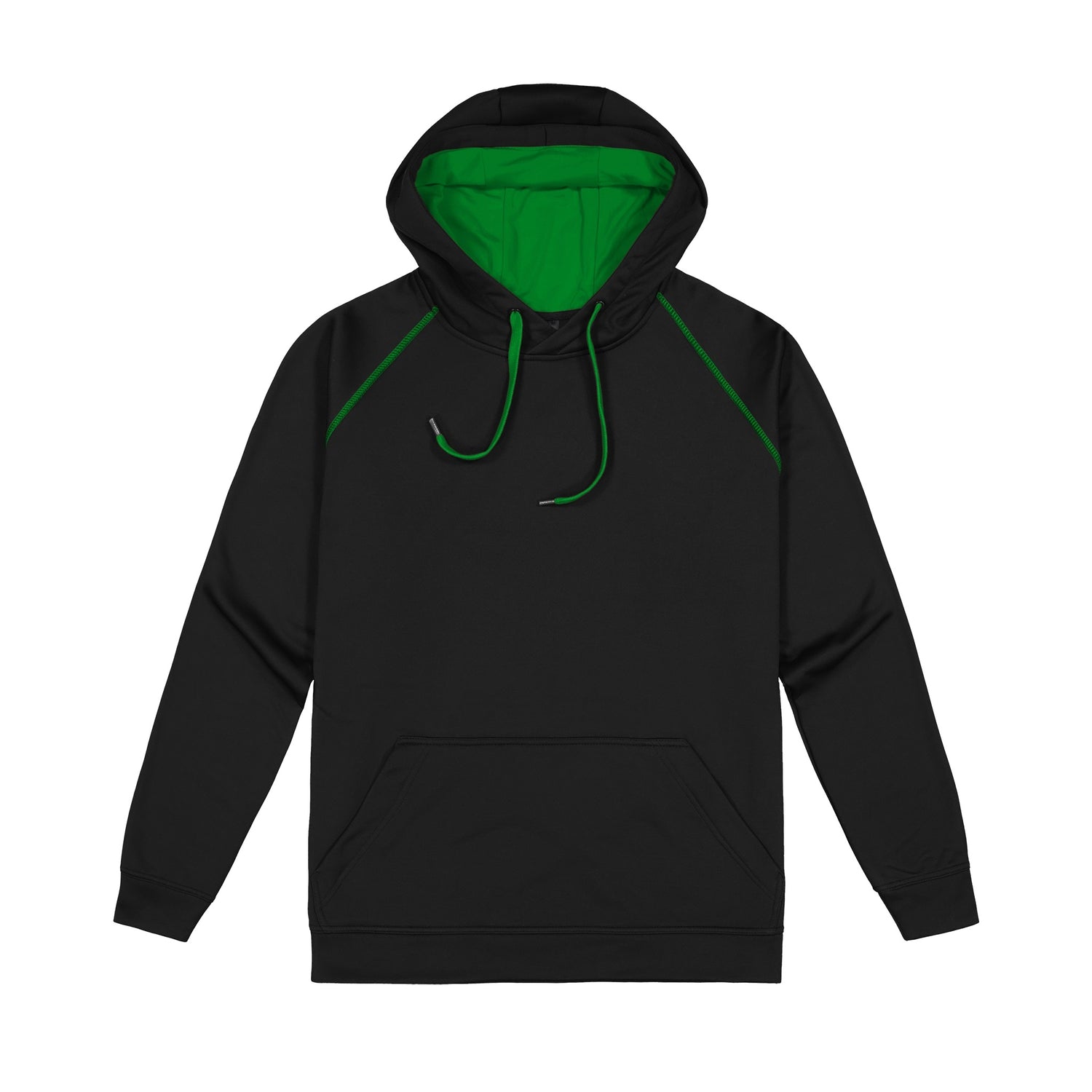 Black & Green Performance Hoodies