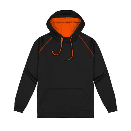 Black & Orange Performance Hoodies