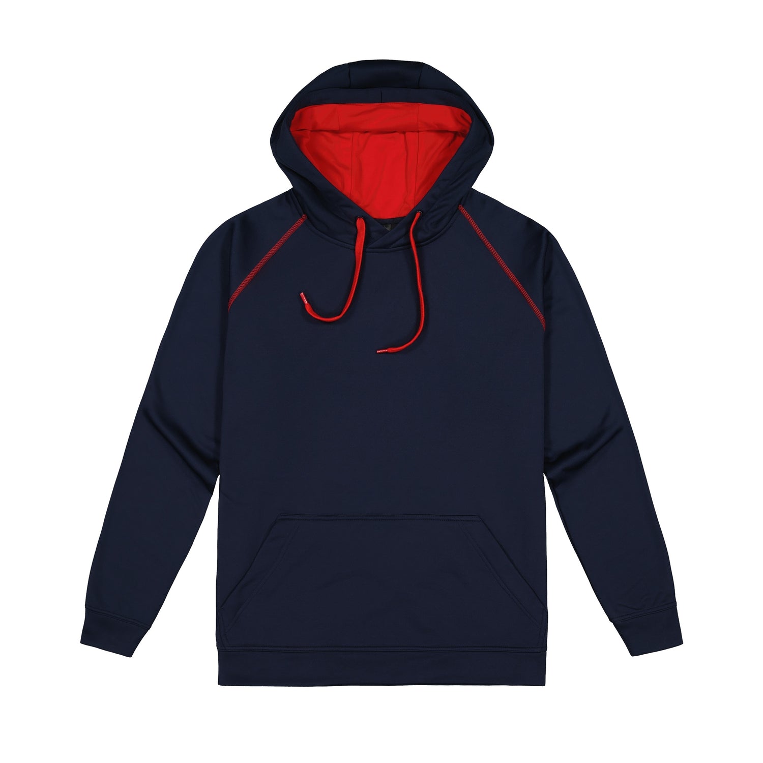 Navy & Red Performance Hoodies