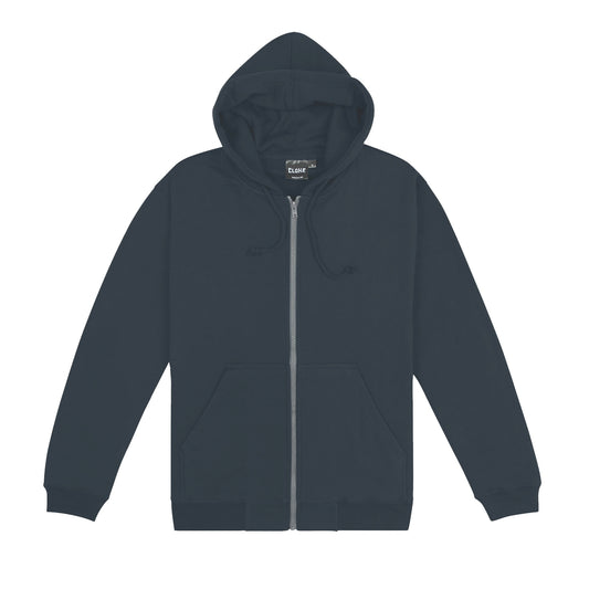 Black Deluxe Zip-Up Hoodies