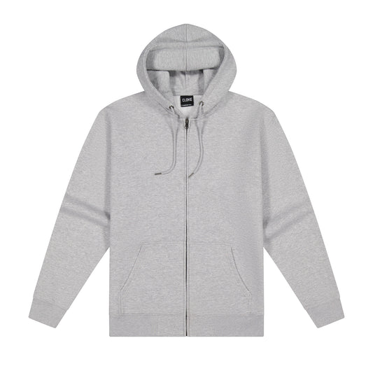 Grey Deluxe Zip-Up Hoodies