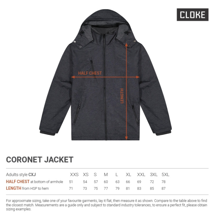 CLOKE Coronet Heavyweight Jacket -Up to 5XL