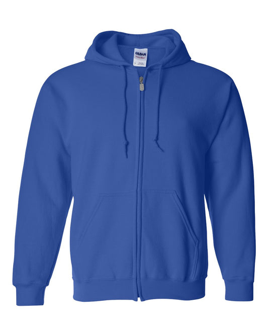 Bright Blue Zip-Up Hoodies