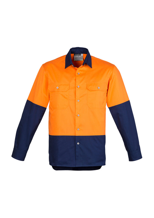 Hi-Visibility Long Sleeve Cotton Shirt